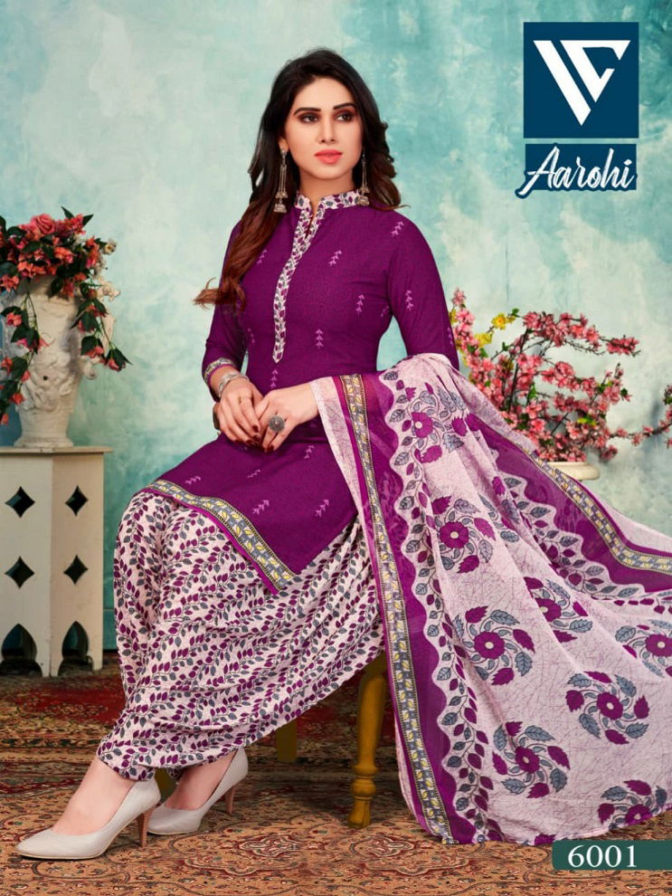 Sss Aarohi 6 Regular Wear Cotton Indo Printed Dress Material Collection